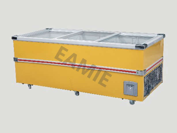 european type island cold cabinet